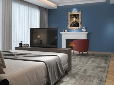 Equip 650606 flat panel vloer standaard 165,1 cm (65 ) Vaste flatscreen vloerstandaard Zwart