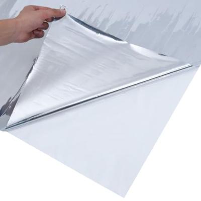 VidaXL Zonnefolie statisch reflecterend 60x1000 cm pvc zilverkleurig