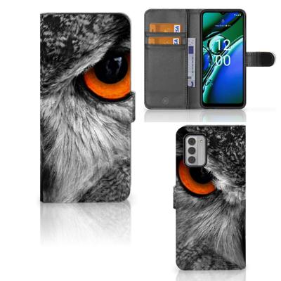 Nokia G42 | Telefoonhoesje | Met pasjeshouder | Uil