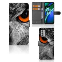Nokia G42 | Telefoonhoesje | Met pasjeshouder | Uil - thumbnail