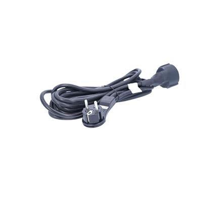 AS Schwabe 50212 Stroom Verlengkabel Zwart 2 m H05VV-F 3G 1,5 mm²