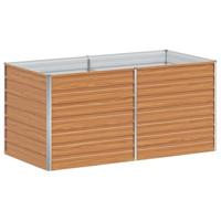 Verhoogde plantenbak Licht Bruin 160 x 80 x 77 cm - thumbnail