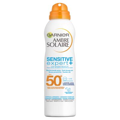 Garnier Ambre Solaire Sensitive Expert+ Beschermende Spray SPF50+ - 200ml - Zeer Hoge Bescherming