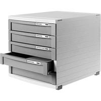 HAN CONTUR 1505-19 Ladebox Lichtgrijs DIN A4, DIN B4, DIN C4 Aantal lades: 5 - thumbnail