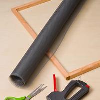 Nature muggennet 1x3 m glasvezel zwart - thumbnail