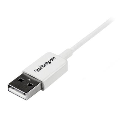 StarTech.com 2 m witte micro USB-kabel - A naar micro B
