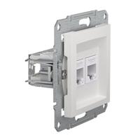Schneider Electric EPH4870121D RJ45-gegevensaansluitdoos Asfora Wit (RAL 9003) 1 stuk(s) - thumbnail