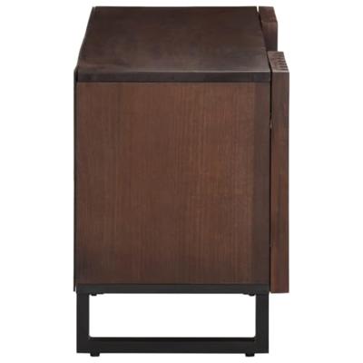 Tv-meubel 100x34x46 cm massief mangohout bruin
