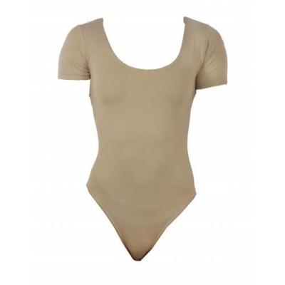 J&C string body-bodystocking korte mouw dames / Ronde hals