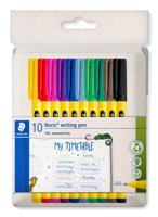 Markeerstiften Staedtler Geel Multicolour (10 Stuks) - thumbnail