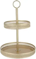 Daan Kromhout Design etagere metaal majestic 28x43cm champagne - thumbnail