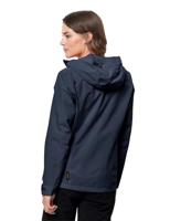 Jack wolfskin Pack & Go Jas Dames Hardshell Jas Night Blue L - thumbnail