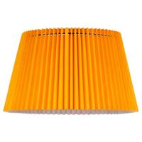 Papieren Gevouwen Lampenkap - Conisch - Oranje - ø40 x 24 cm - E27 fitting - Voor Staande Lamp - Ontworpen voor woonkamer en eetkamer - thumbnail