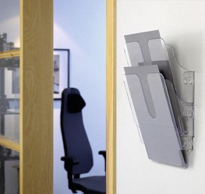 Folderwand A4 vertikaal 2 vakken