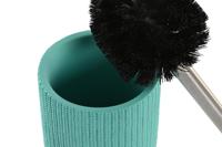 Toiletborstel DKD Home Decor Cement Roestvrij staal Groen 10 x 10 x 36 cm - thumbnail