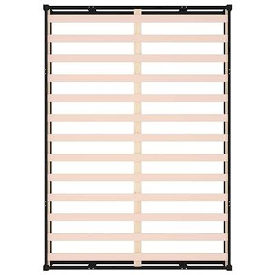 Bedframe massief hout zwart 160x200 cm - thumbnail