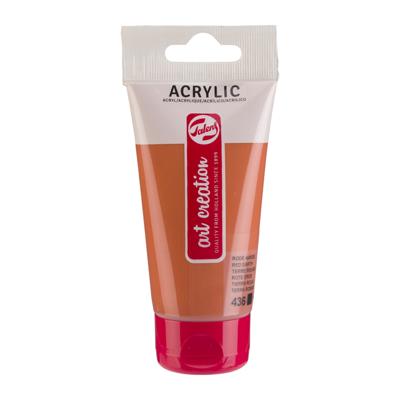 Acrylverf tac 436 rode aarde tube 75ml