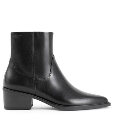 Vagabond - Kelsey enkellaarsjes zwart Leer Dames