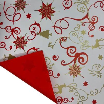 Cadeaupapier Lifetime Wit Rood 40 m Kerstmis