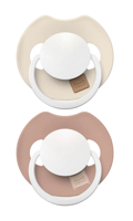 Difrax LOVI Fopspeen Dynamisch 18m+ Prime Glow Ivory Blush - thumbnail
