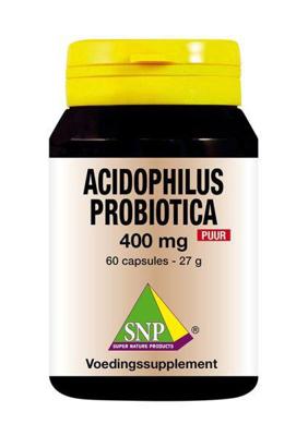 SNP Acidophilus probiotica 400 mg puur 60 Vegetarische capsules