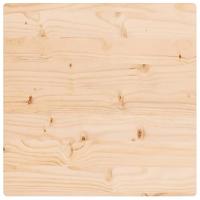 Tafelblad vierkant 60x60x2,5 cm massief grenenhout - thumbnail