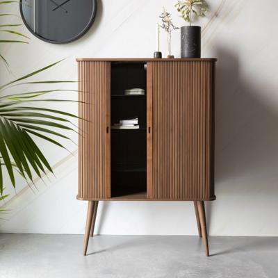 Zuiver Opbergkast 'Barbier' Walnoothout, 140 x 100cm, kleur Bruin