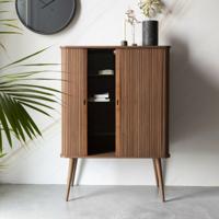 Zuiver Opbergkast 'Barbier' Walnoothout, 140 x 100cm, kleur Bruin - thumbnail