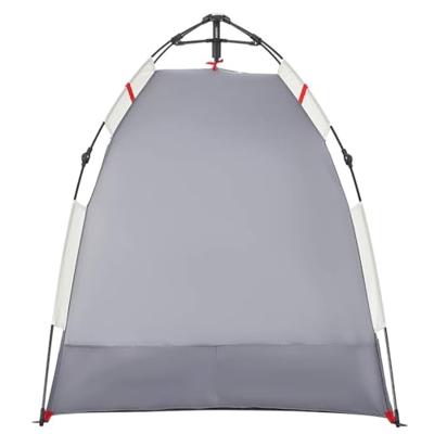VidaXL Strandtent 2-persoons waterdicht snelontgrendeling grijs VidaXL Strandtent 2-persoons waterdicht snelontgrendeling grijs