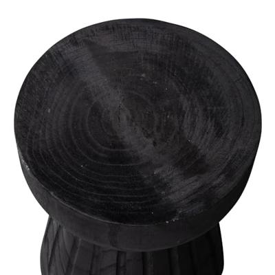 WOOOD Krukje 'Borre' kleur Zwart, Ø28cm