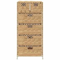 Opbergset met 6 manden 47x37x100 cm waterhyacint - thumbnail