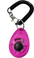Training clicker hond - Roze - 6,3 x 4,5 cm - thumbnail