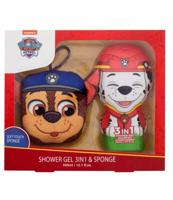 Paw Patrol geschenkset marsh showergel + spons - thumbnail