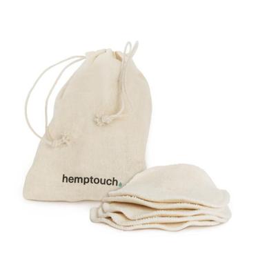 Hemptouch Reusable cotton pads + laudry bag 5 Stuks