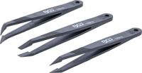BGS technic plastic tweezers set 3 pieces - thumbnail
