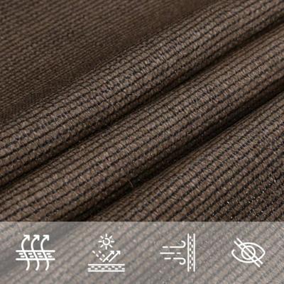 Zonnezeil 160 g/m 3/4x2 m HDPE bruin