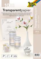 Transparant papier folia a4 115gr 10 vel wit - thumbnail