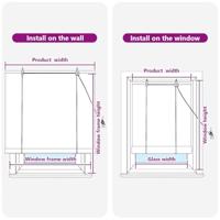 Rolgordijn met gordijnen Geel 90 x 160 cm Bamboe - thumbnail