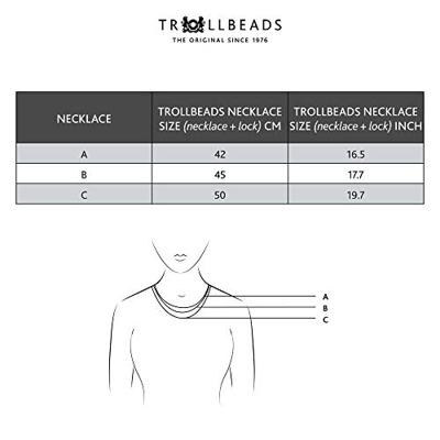 Trollbeads TLENE-00002 Ketting leder bruin (zonder slotje) 50 cm