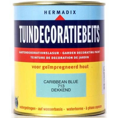 Tuindecoratiebeits 713 caribbean blue 750 ml Hermadix - Hermadix Tuindecoratiebeits 713 caribbean blue 750 ml Hermadix - Hermadix