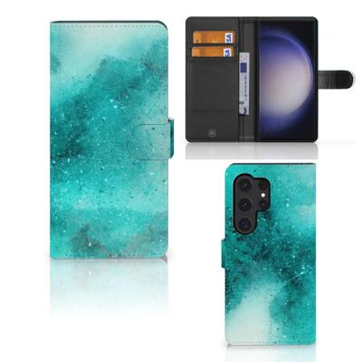 Hoesje Samsung Galaxy S24 Ultra Painting Blue Hoesje Samsung Galaxy S24 Ultra Painting Blue