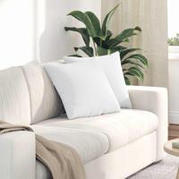 VidaXL Sofa kussens 2 pcs wit 45 x 45 cm stof - thumbnail