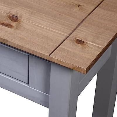 Wandtafel Panama Range 110x40x72 cm massief grenenhout grijs