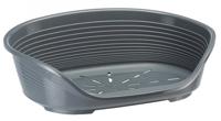 FERPLAST Cestino Siesta Deluxe 4 - 61,5x45x21,5 cm - Grigio scuro - Per cani e gatti - thumbnail
