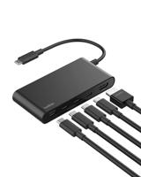 Belkin USB Hub, 5-Poorts USB C Hub, 4K HDMI @ 60Hz, 100W Power Delivery, 10Gbps Gegevensoverdracht, Meerpoorts USB C Adaptor - Compatibel met o.a. MacBook, iPad Pro, Chromebook - thumbnail