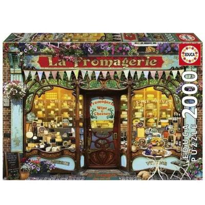 Puzzel - EDUCA - De fijne kaaswinkel - 2000 stukjes - 96x68 cm - vanaf 15 jaar