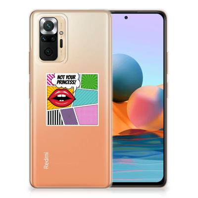 Xiaomi Redmi Note 10 Pro | Sillicone Back Cover | Popart Princess Xiaomi Redmi Note 10 Pro | Sillicone Back Cover | Popart Princess