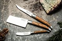 Laguiole Style De Vie Luxury Line Kaasmessen Olijfhout 3 - delig - thumbnail