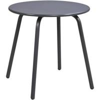 Bijzettafel Montreal - antraciet/metaal - 45xØ45 cm - thumbnail