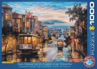 San Francisco Cable Car Heaven (1000 Stukjes) - Puzzel;Puzzel (0628136609579) - thumbnail